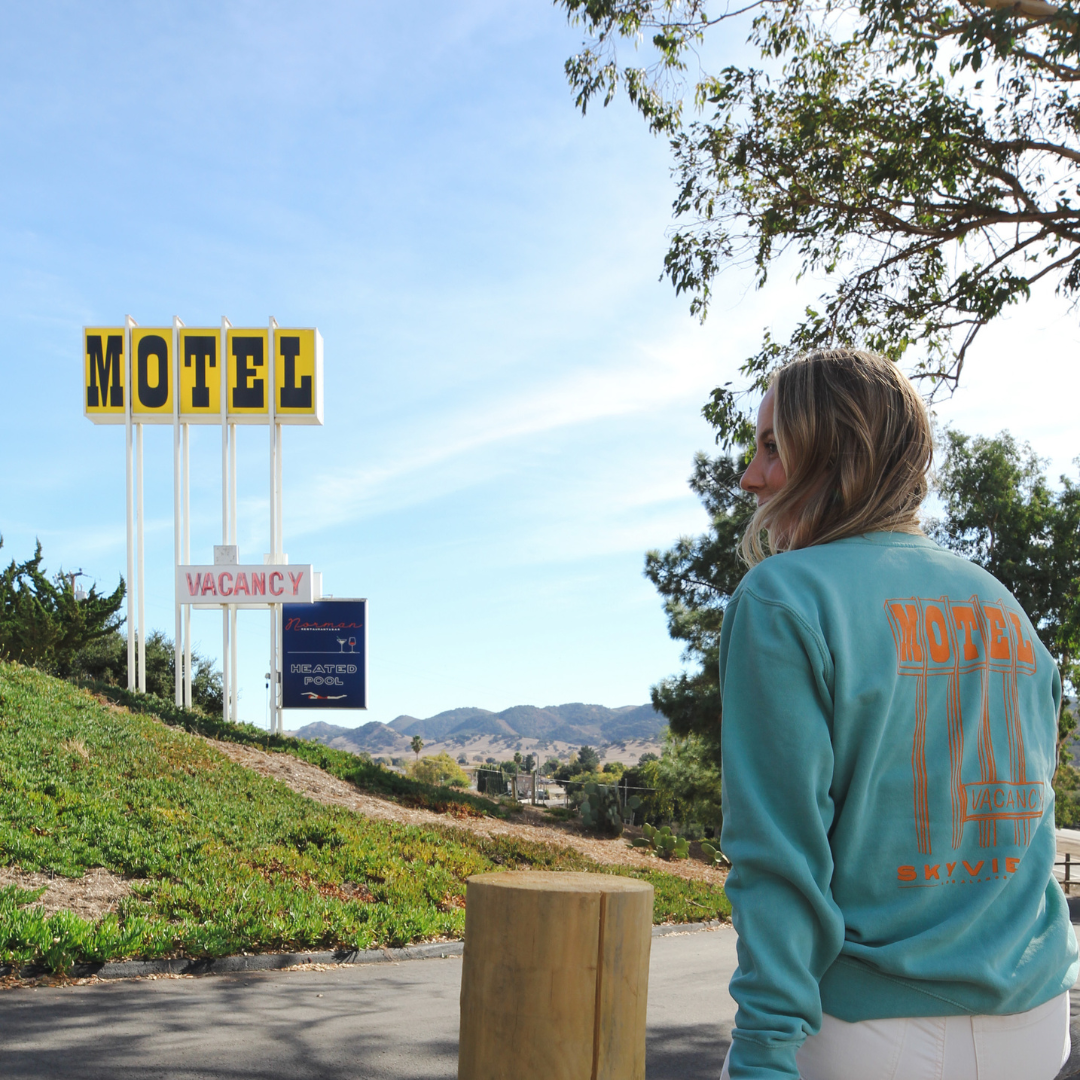 Skyview MOTEL Sweatshirt for Skyview Los Alamos by Nomada Deco
