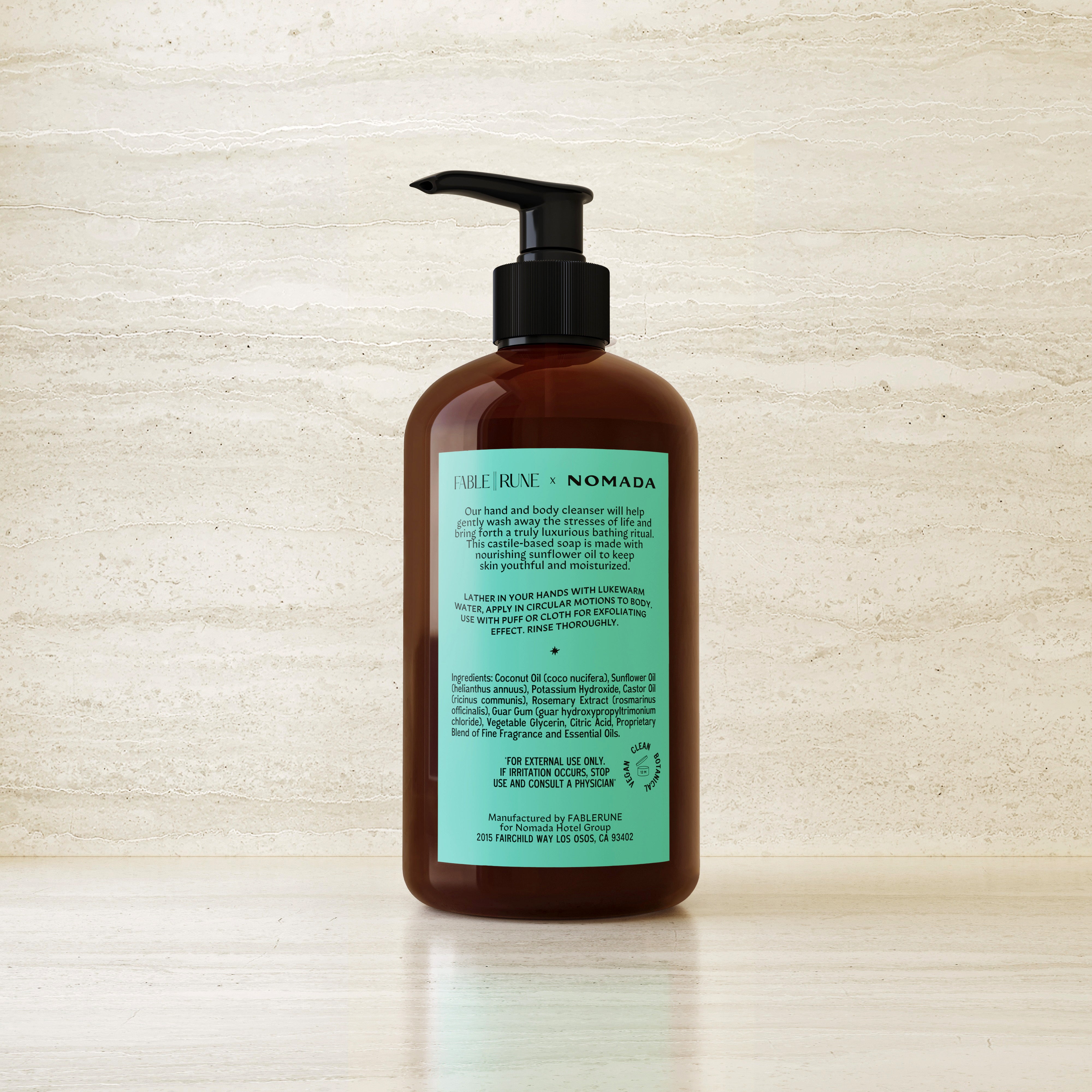 Whetstone & Fig Cleanser Fable Rune Exclusive Skyview Los Alamos by Nomada Deco