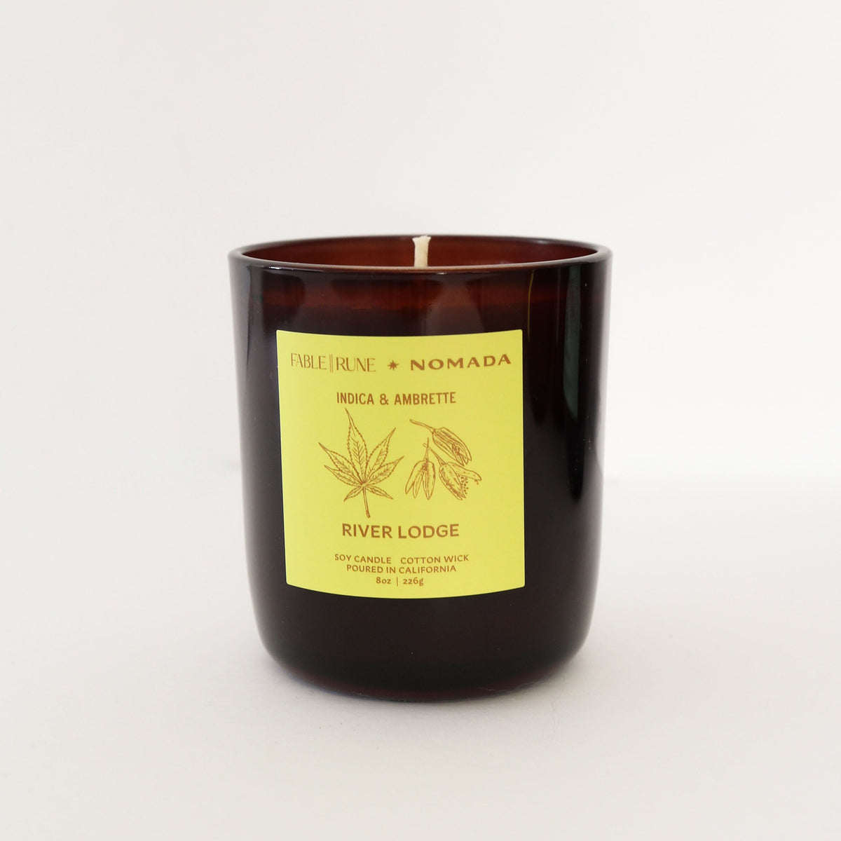 Indica & Ambrette Candle – Nomada Deco