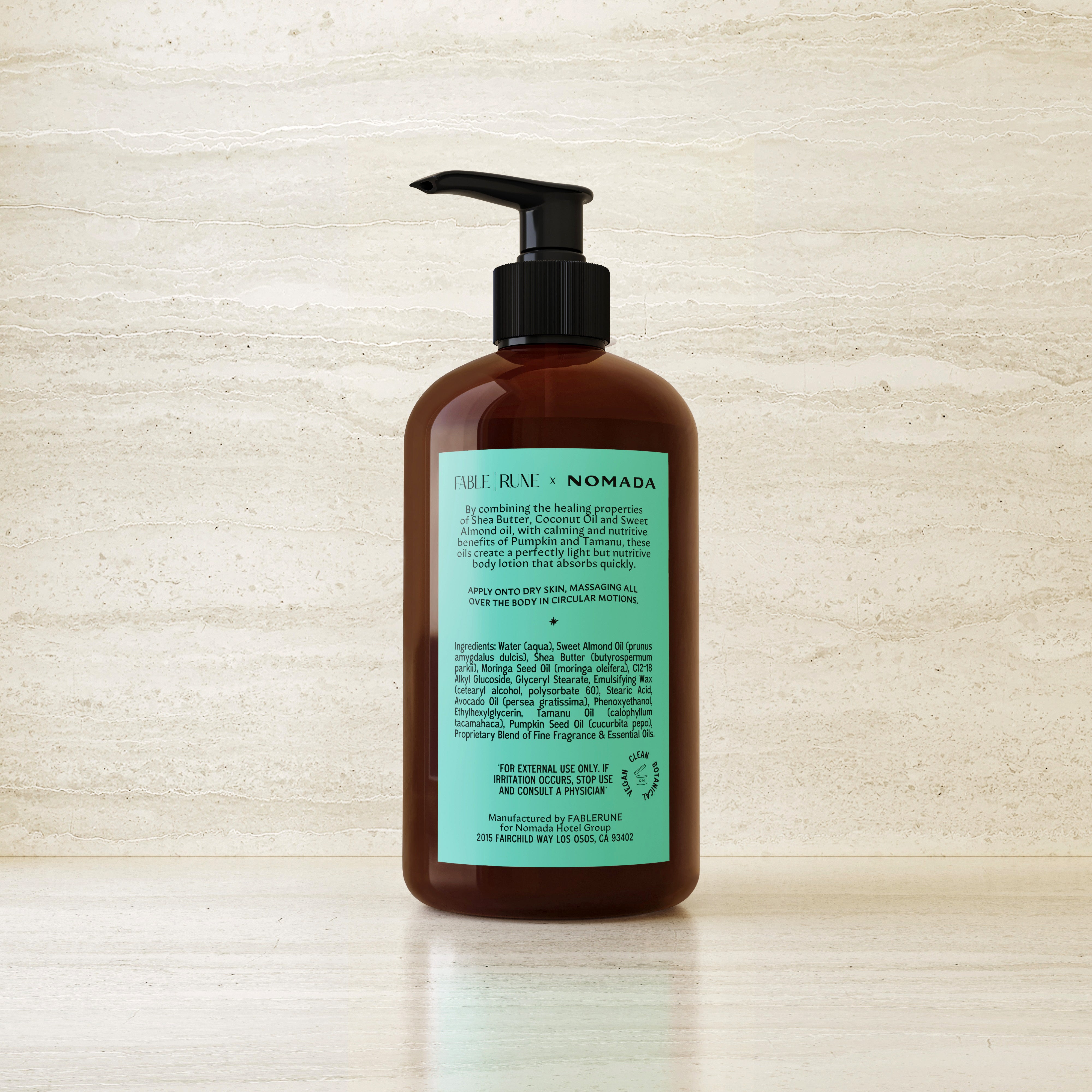Whetstone & Fig Lotion Fable Rune Exclusive Skyview Los Alamos by Nomada Deco