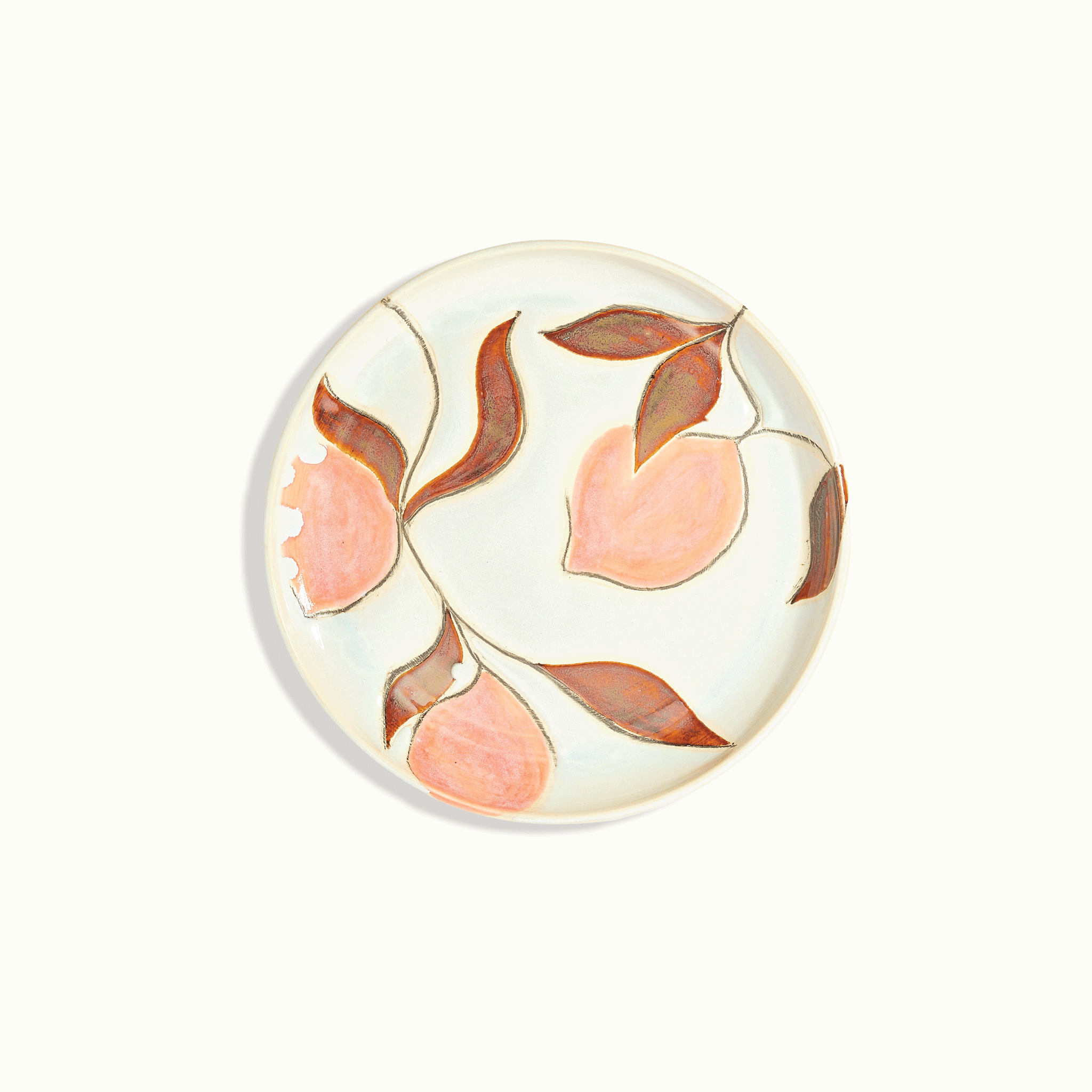 Handpainted Ceramic Dinner Plate