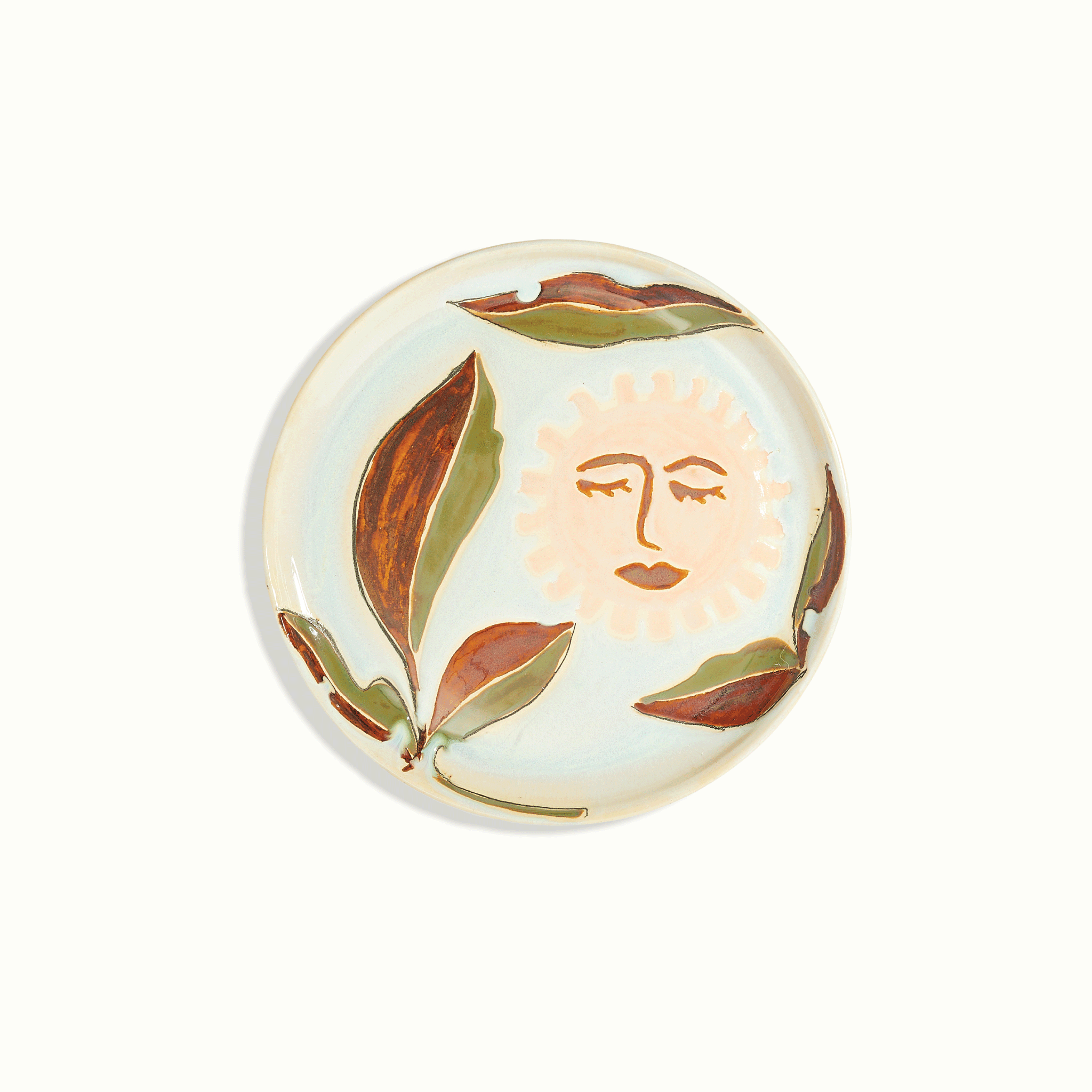 Handpainted Ceramic Dinner Plate