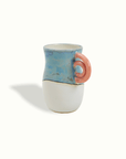 Double Rainbow Handle Ceramic Vase Adrianna Lemus for Farmhouse by Nomada Deco