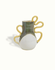 Double Squiggle Handle Ceramic Vase Adrianna Lemus for Farmhouse by Nomada Deco