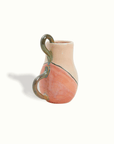 Single Squiggle Handle Ceramic Vase Handcrafted Adriana Lemus for Farmhouse Paso Robles by Nomada Deco
