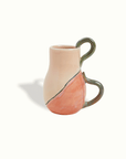 Single Squiggle Handle Ceramic Vase Handcrafted Adriana Lemus for Farmhouse Paso Robles by Nomada Deco