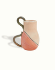 Single Squiggle Handle Ceramic Vase Handcrafted Adriana Lemus for Farmhouse Paso Robles by Nomada Deco