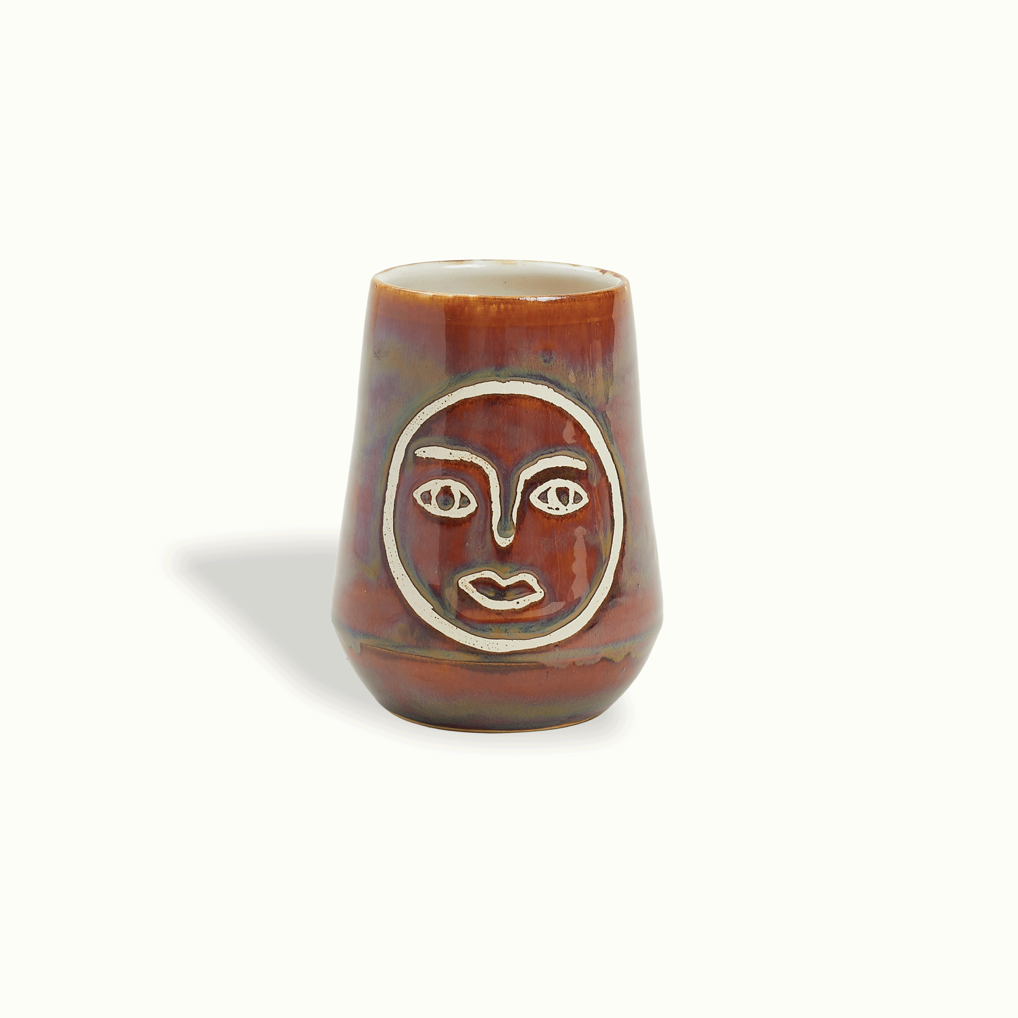 Sun & Moon Ceramic Vase Handcrafted Adriana Lemus for Farmhouse Paso Robles by Nomada Deco