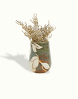 Leaf Ceramic Vase Handmade Adrianna Lemus for Farmhouse Paso Robles by Nomada Deco