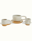 Speckled Clay Latte Mug & Saucer Adriana Lemus Exclusive for Skyview Los Alamos by Nomada Deco