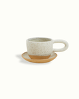 Speckled Clay Latte Mug & Saucer Adriana Lemus Exclusive for Skyview Los Alamos by Nomada Deco