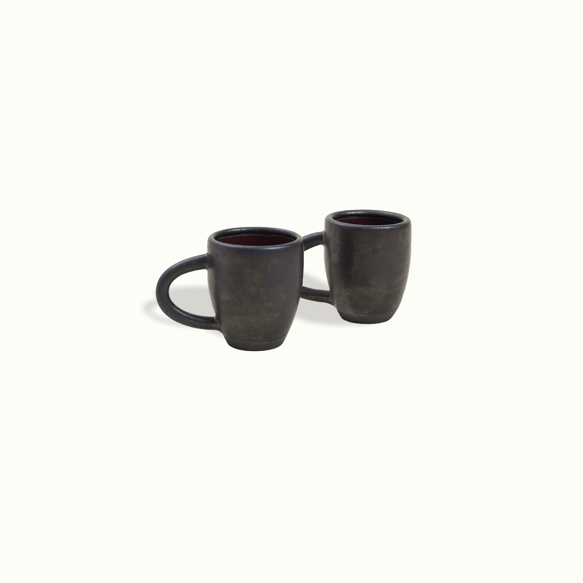 Black Clay Espresso Cup Oaxacan Pottery Adriana Lemus by Nomada Deco