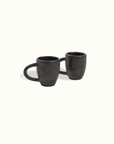 Black Clay Espresso Cup Oaxacan Pottery Adriana Lemus by Nomada Deco