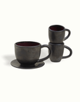 Black Clay Espresso Cup Oaxacan Pottery Adriana Lemus by Nomada Deco