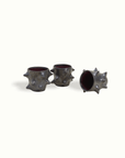 Black Clay Spiked Shot Cup Oaxacan Pottery Adriana Lemus for Granada by Nomada Deco