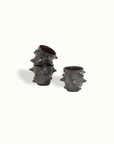 Black Clay Spiked Shot Cup Oaxacan Pottery Adriana Lemus for Granada by Nomada Deco