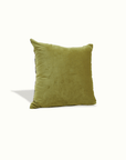 Granada Velvet Square Pillow custom deep jewel tones emerald and gold Nomada Signature for Granada San Luis Obispo by Nomada Deco