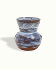 Sculpted Face Terra Cotta Vase Adrianna Lemus for Hotel Ynez Solvang by Nomada Deco