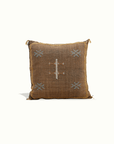 Moroccan Cactus Silk Pillow Square Handcrafted for Hotel Ynez by Nomada Deco