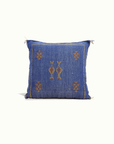 Moroccan Cactus Silk Pillow Square Handcrafted for Hotel Ynez by Nomada Deco
