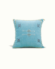 Moroccan Cactus Silk Pillow Square Handcrafted for Hotel Ynez by Nomada Deco