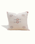 Moroccan Cactus Silk Pillow Square Handcrafted for Hotel Ynez by Nomada Deco