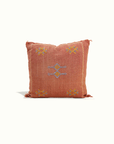 Moroccan Cactus Silk Pillow Square Handcrafted for Hotel Ynez by Nomada Deco