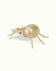 Large Brass Beetle Figurine