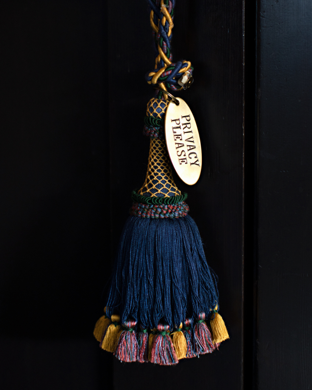 Privacy Please Vintage Door Tassel Exclusive for Granada San Luis Obispo Farmhouse Paso Robles by Nomada Deco