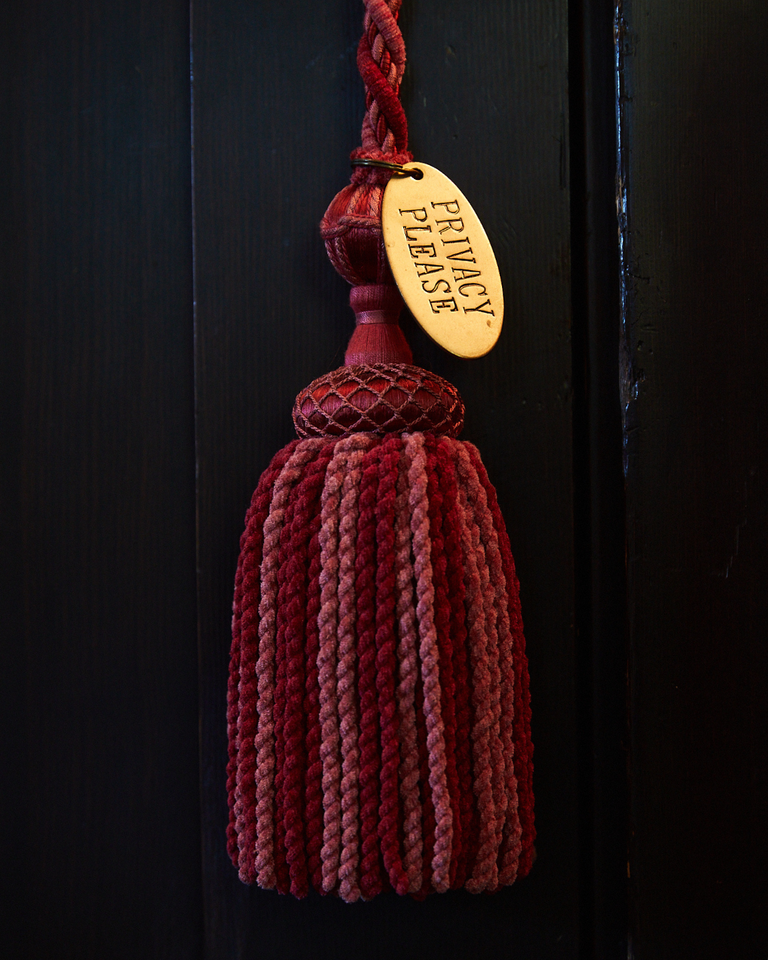 Privacy Please Vintage Door Tassel Exclusive for Granada San Luis Obispo Farmhouse Paso Robles by Nomada Deco