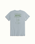 Farmhouse MOTEL Tee Blue Nomada Signature for Farmhouse by Nomada Deco