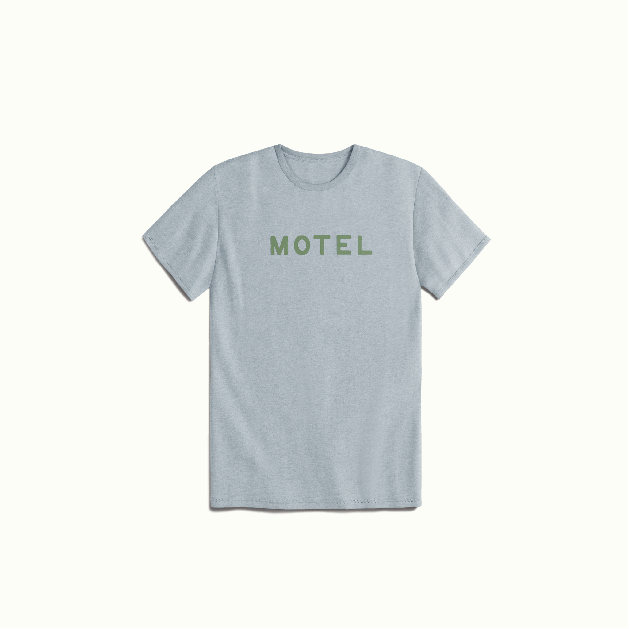 Farmhouse MOTEL Tee Blue Nomada Signature for Farmhouse by Nomada Deco
