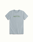 Farmhouse MOTEL Tee Blue Nomada Signature for Farmhouse by Nomada Deco