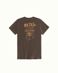 River Lodge MOTEL Tee Brown Nomada Signature for River Lodge Paso Robles  by Nomada Deco
