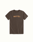 River Lodge MOTEL Tee Brown Nomada Signature for River Lodge Paso Robles  by Nomada Deco
