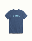 Skyview MOTEL Tee Dark Blue for Skyview Los Alamos by Nomada Deco
