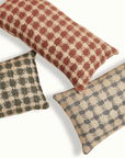 Checkered Jacquard Lumbar Pillow