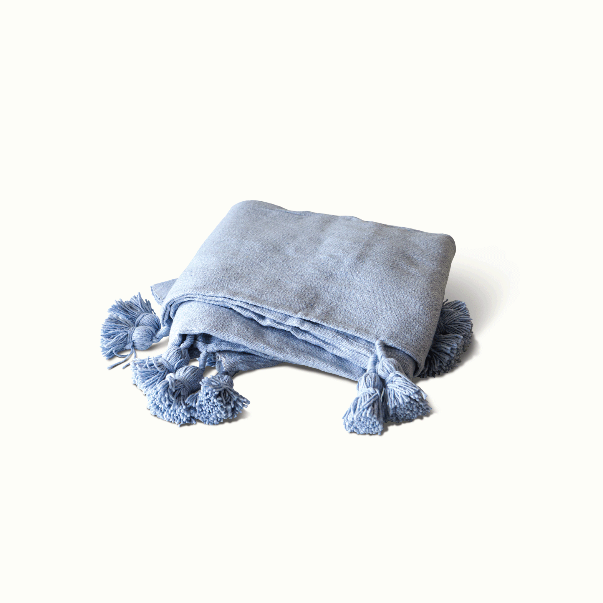 Moroccan Pom Pom Blanket