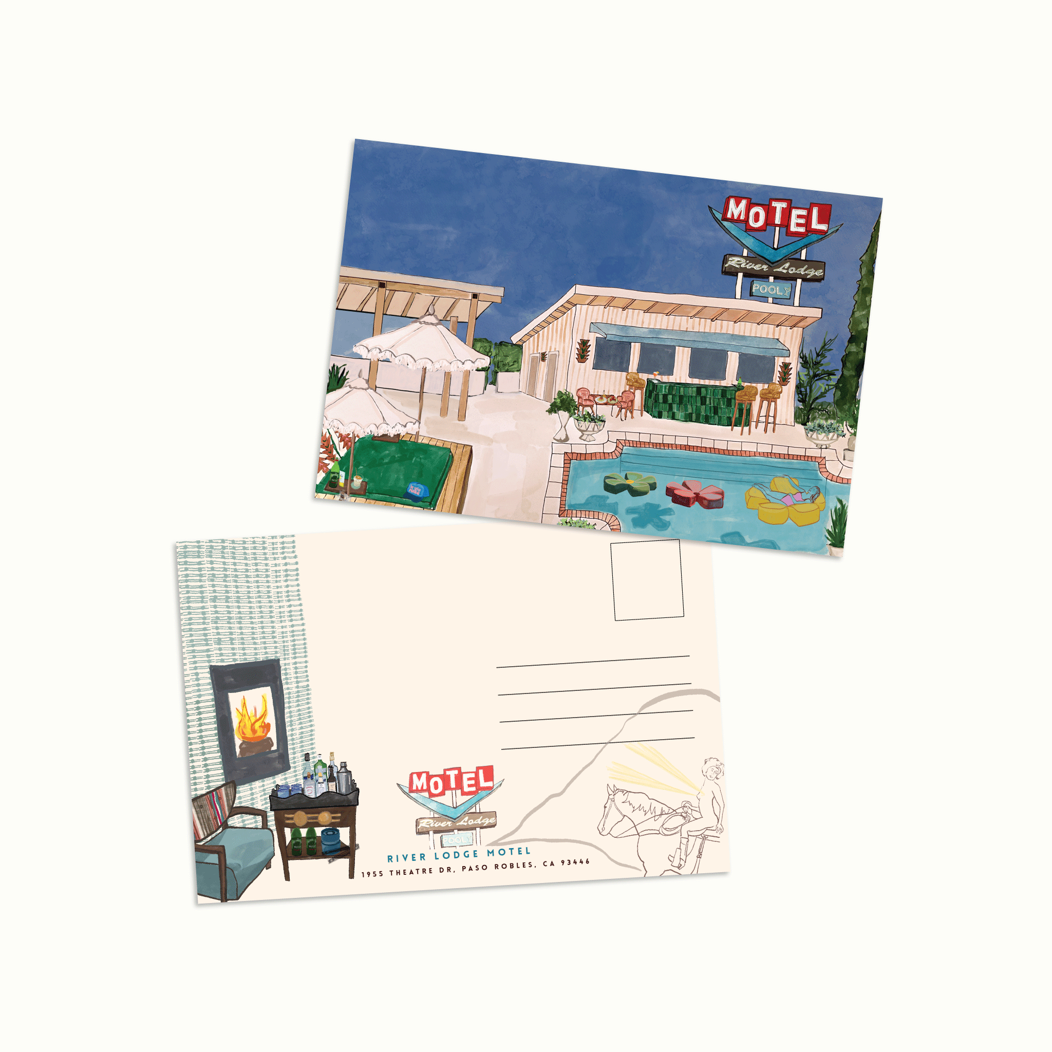 River Lodge x CK Reed Postcard