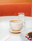 Speckled Clay Latte Mug & Saucer Adriana Lemus Exclusive for Skyview Los Alamos by Nomada Deco