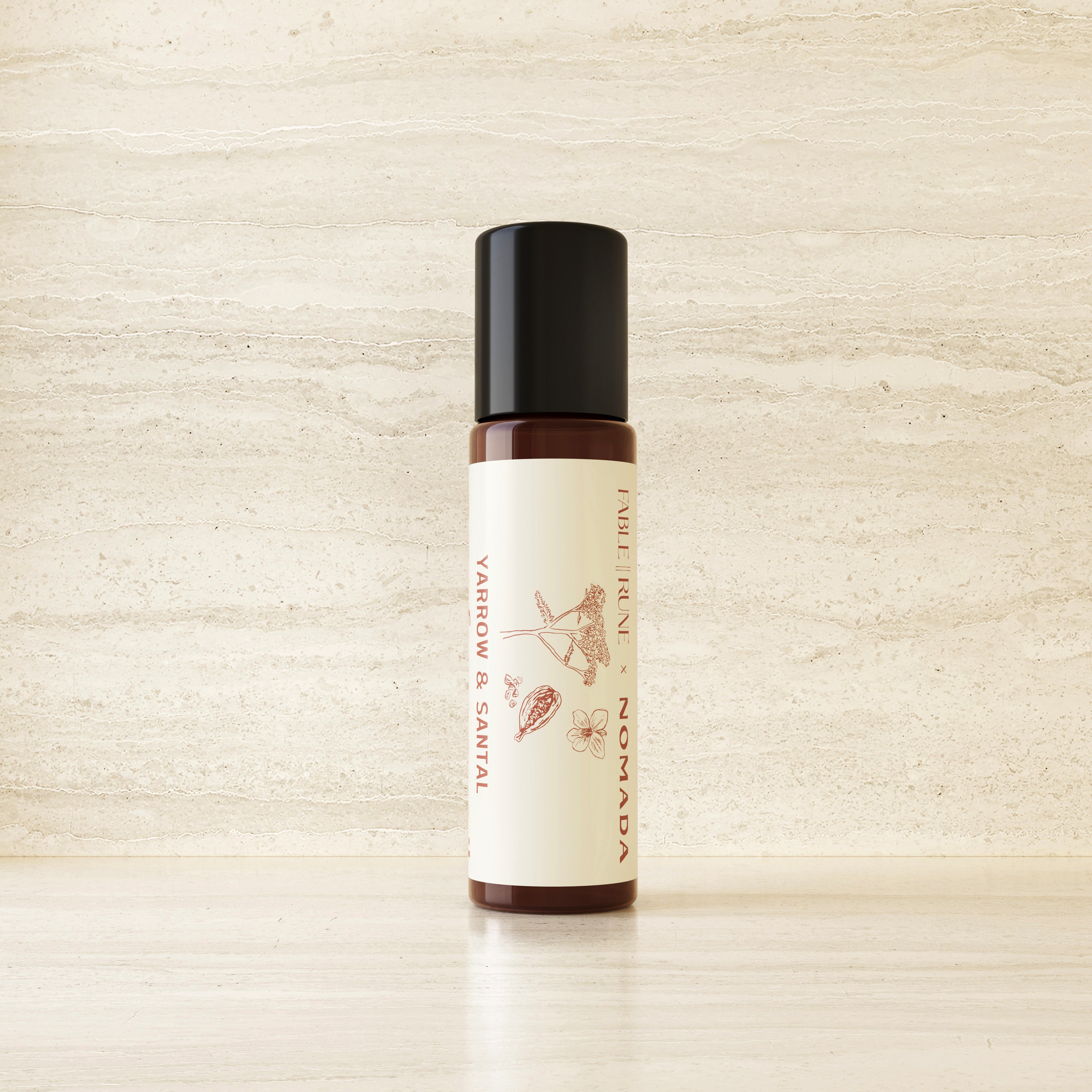 Yarrow & Santal Perfume Oil Fable Rune for Hotel Ynez Solvang by Nomada Deco