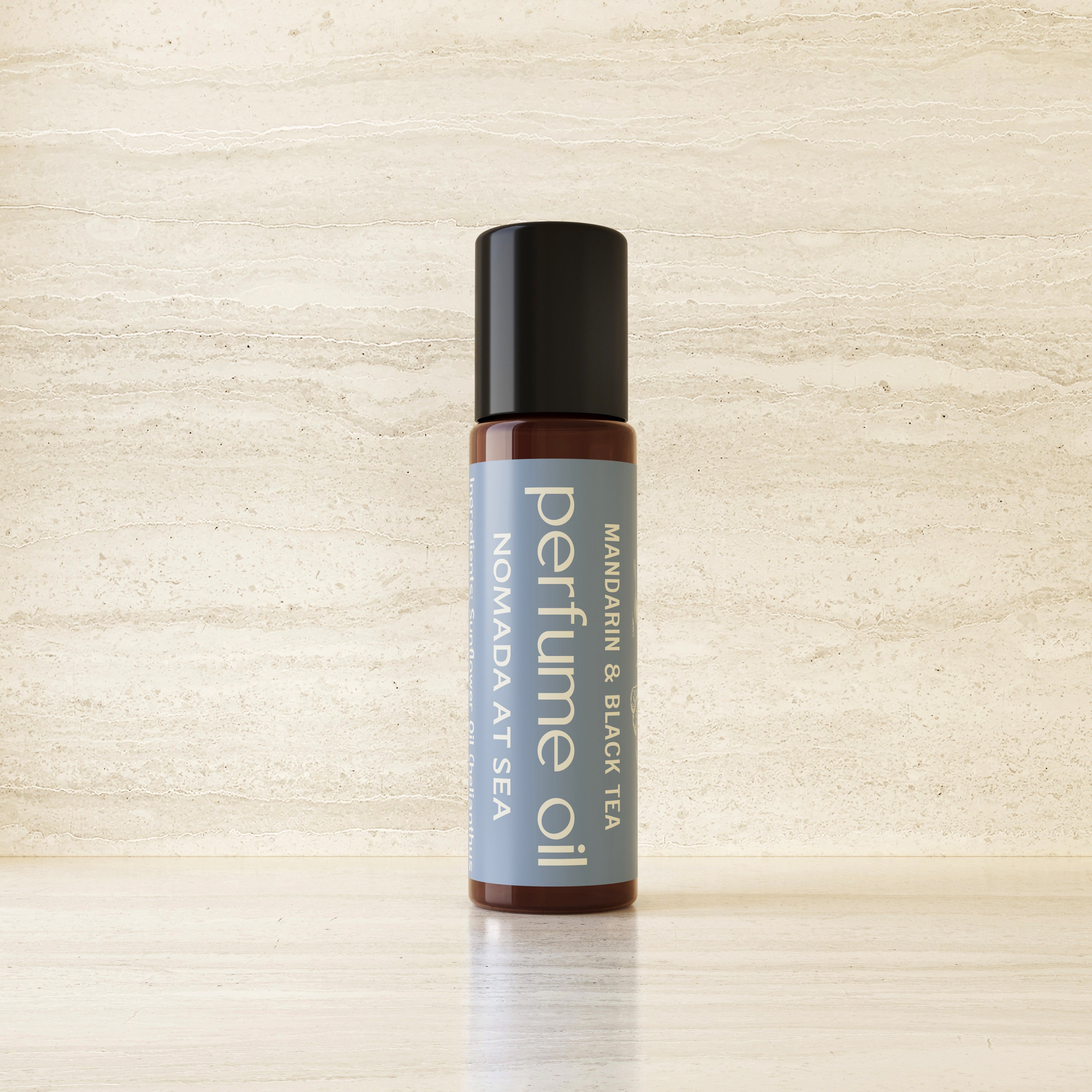 Mandarin & Black Tea Body Perfume oil Bergamot, Vetiver, Fern FableRune for Nomada at Sea by Nomada Deco