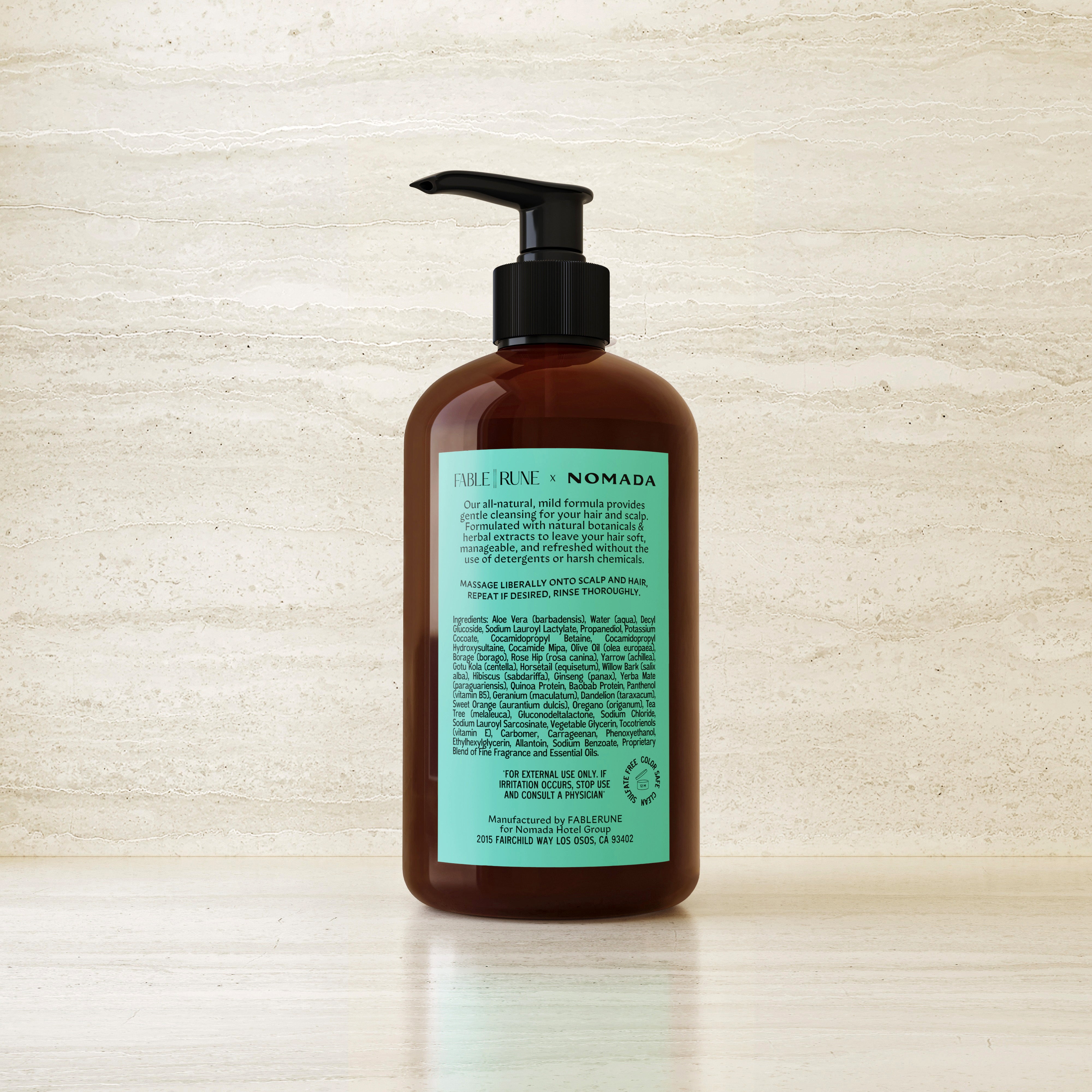 Whetstone & Fig Shampoo Fable Rune Exclusive Skyview Los Alamos by Nomada Deco