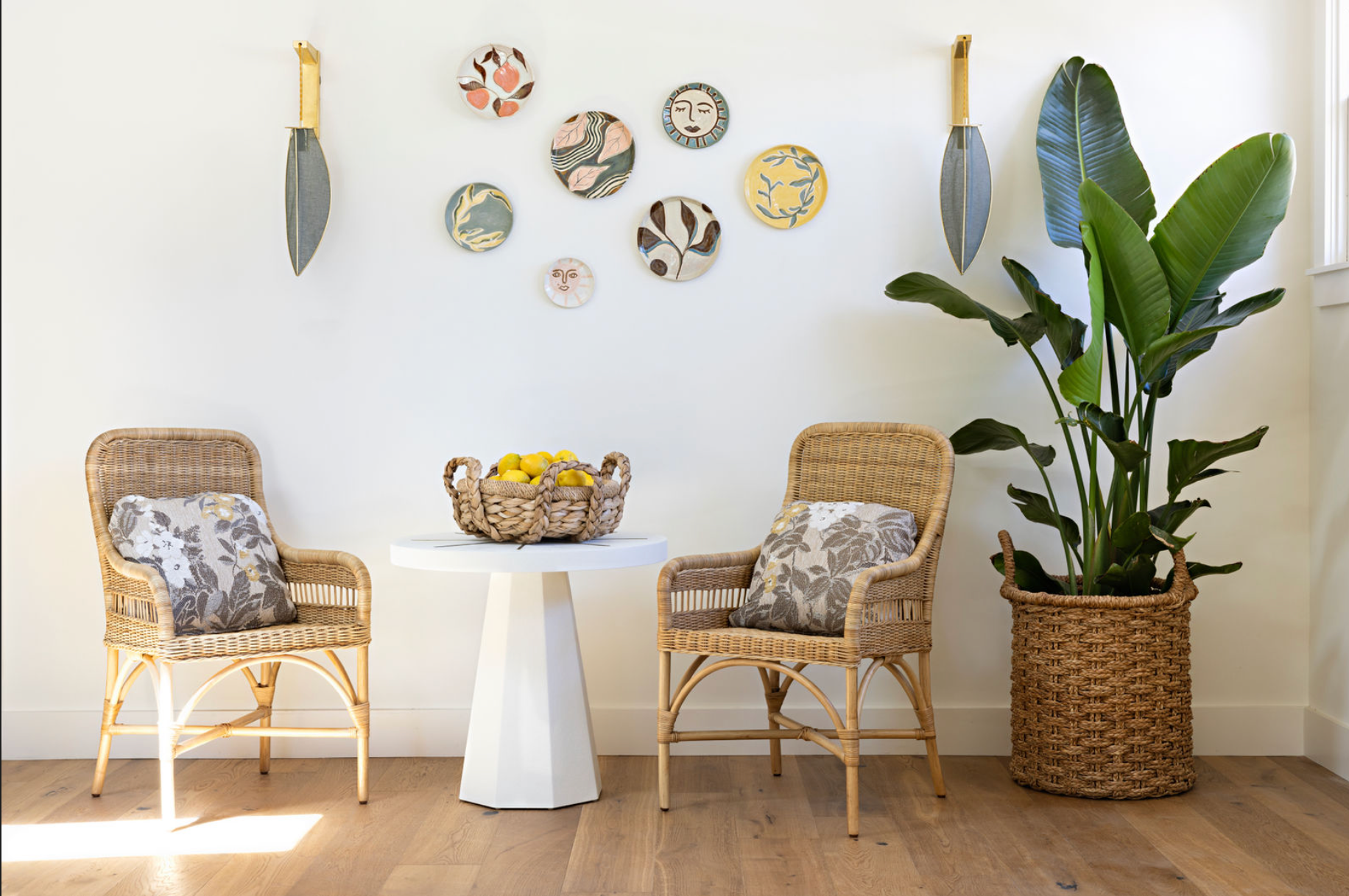 Handpainted Ceramic Dinner Plate