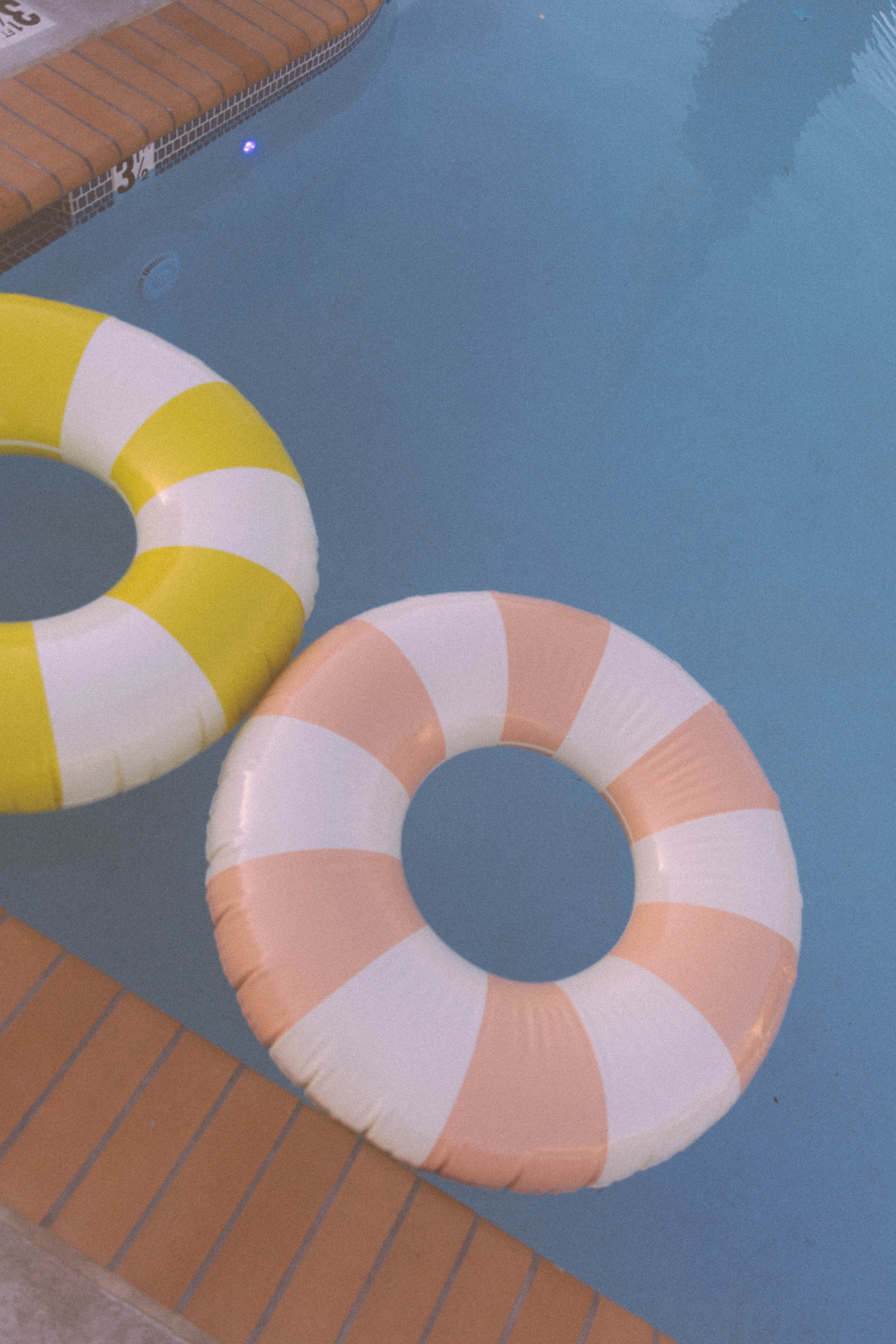 Striped Retro Pool Float