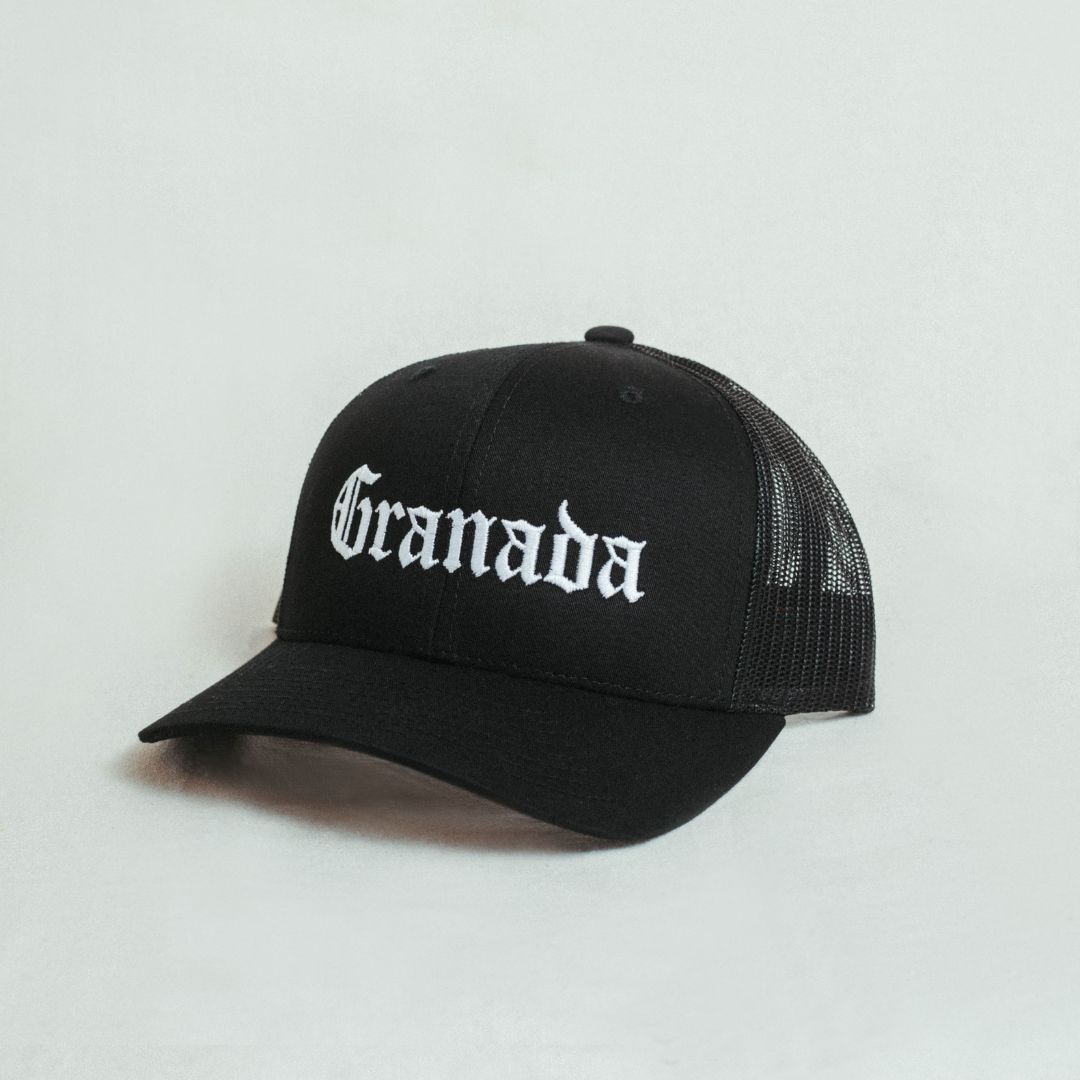 Granada Black Trucker Hat