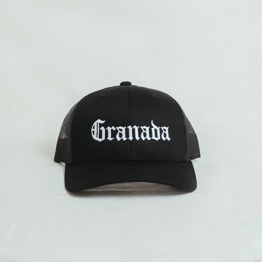 Granada Black Trucker Hat