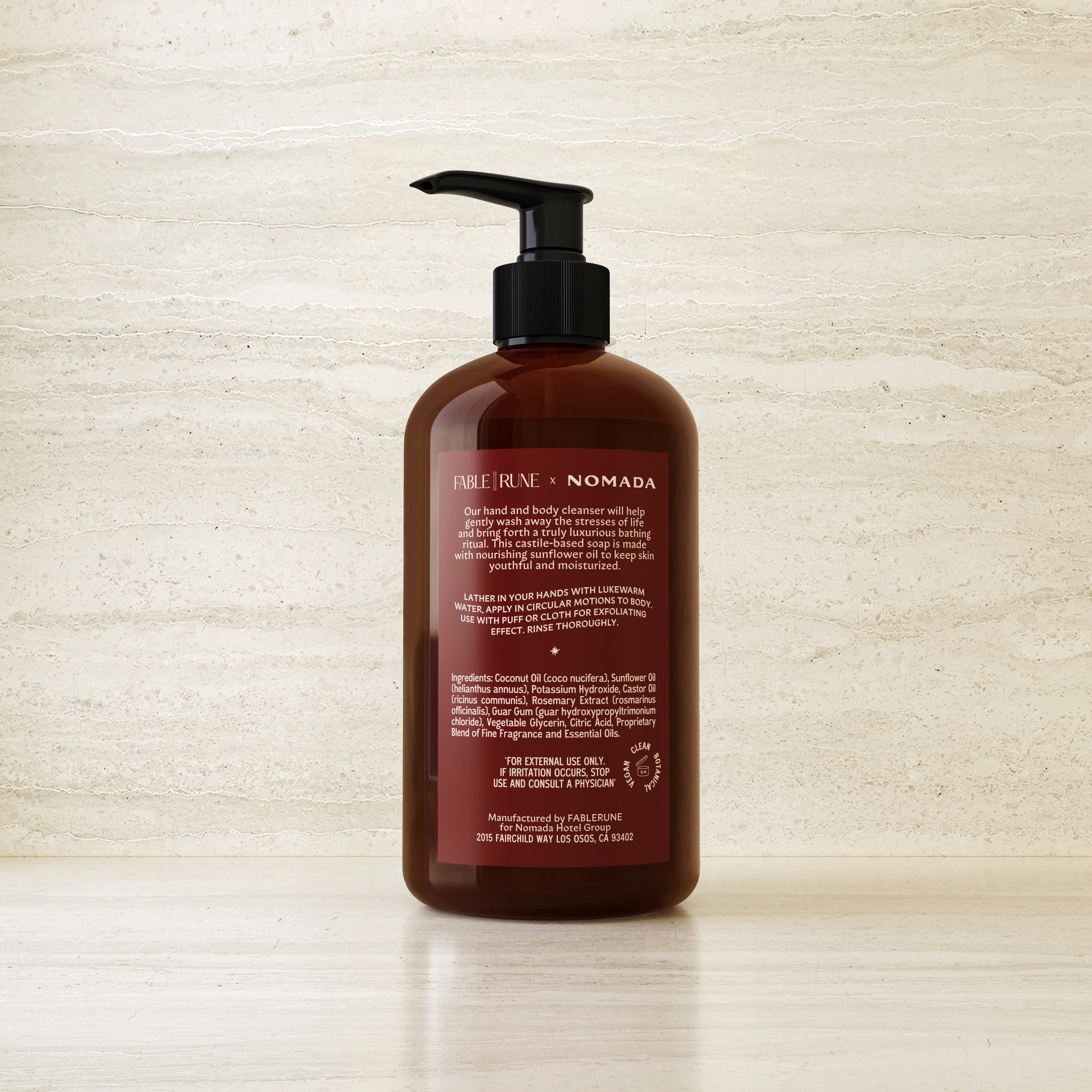 Copal & Rosewood Cleanser Fable Rune for Granada by Nomada Deco