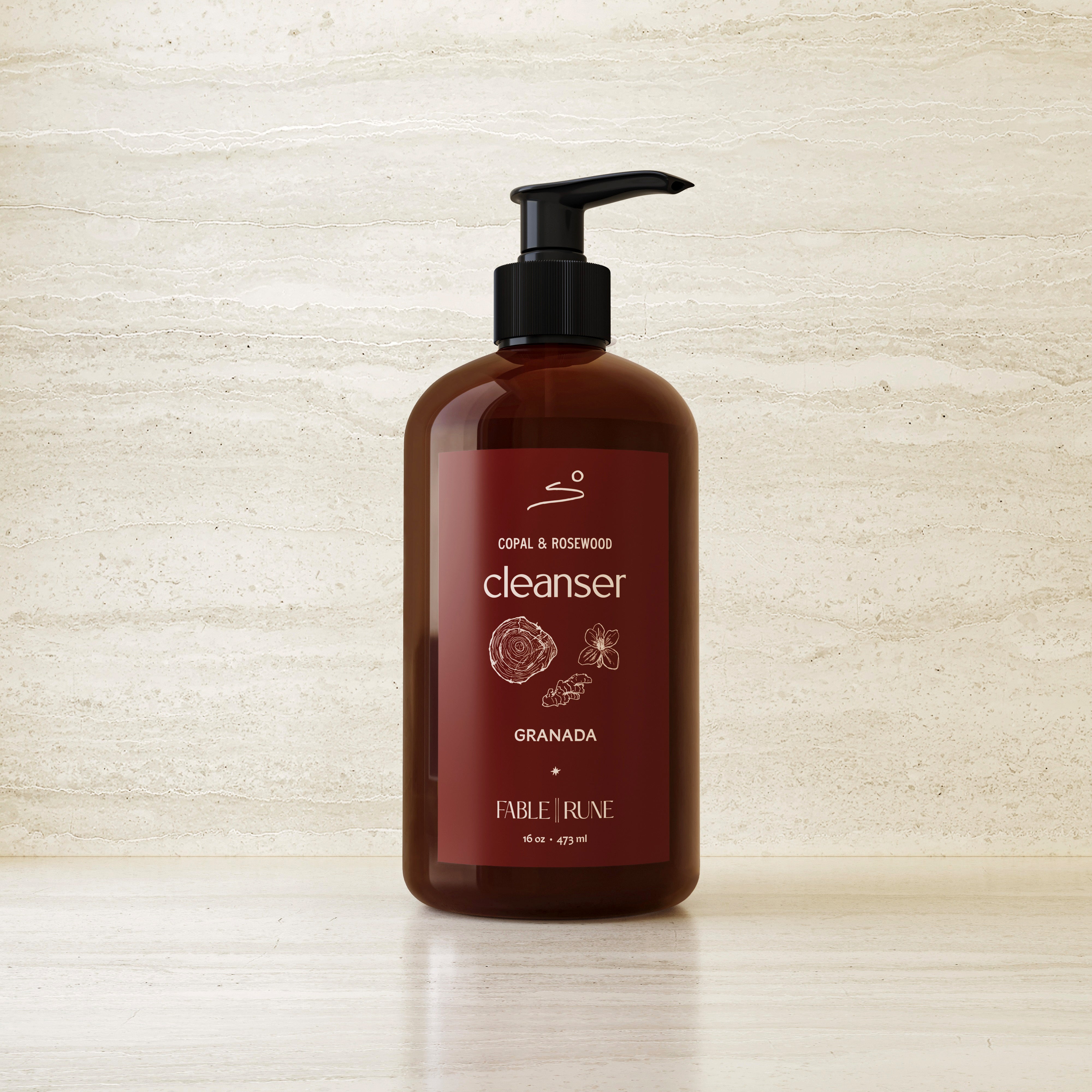 Copal & Rosewood Cleanser Fable Rune for Granada by Nomada Deco
