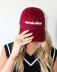 San Luis Obispo Burgundy Dad Hat